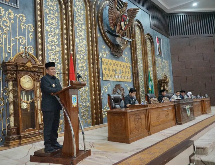 Wali Kota Jambi Sampaikan Ranperda Pertanggungjawaban APBD 2025. (Foto : ist)